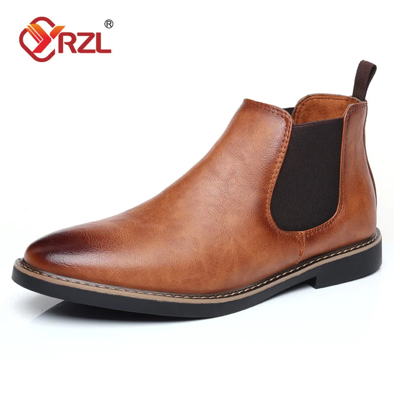 Mats Leerlook Chelsea boots