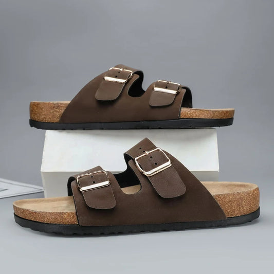 Heren sandalen in vintage stijl