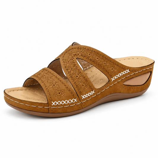 Mara Leerlook Sandalen