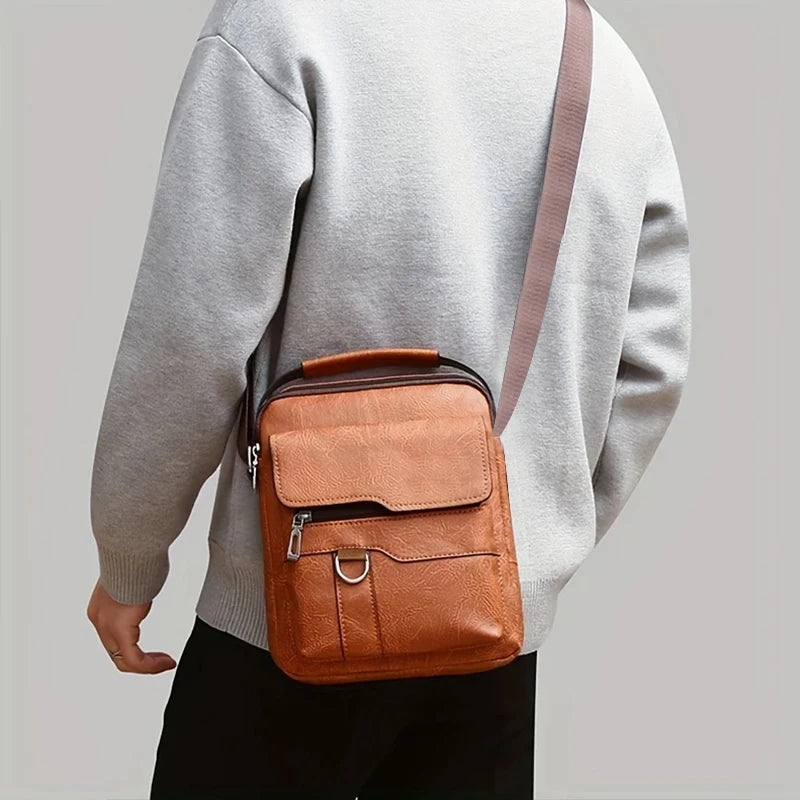 Minimalistische unisex schoudertas