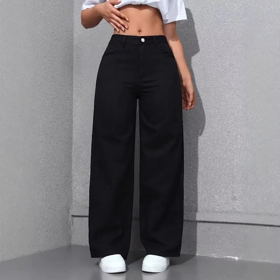 Jeans met Hoge Taille