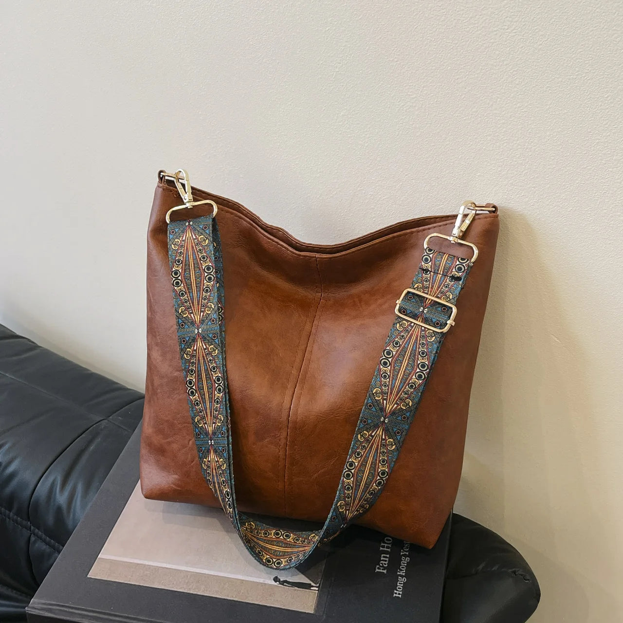 Ruime bucket bag voor elke dag
