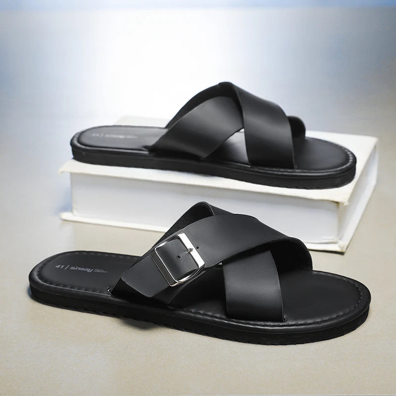 Lichtgewicht heren slippers voor zomer en strand