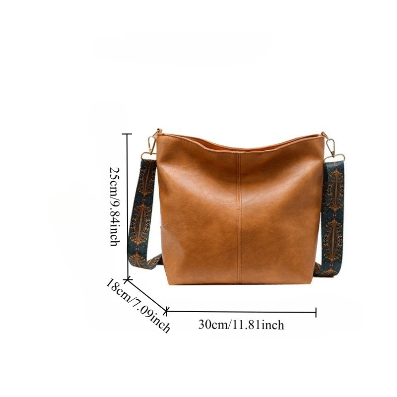 Ruime bucket bag voor elke dag
