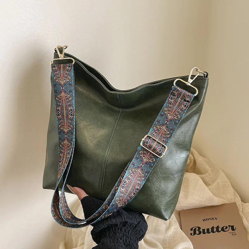 Ruime bucket bag voor elke dag