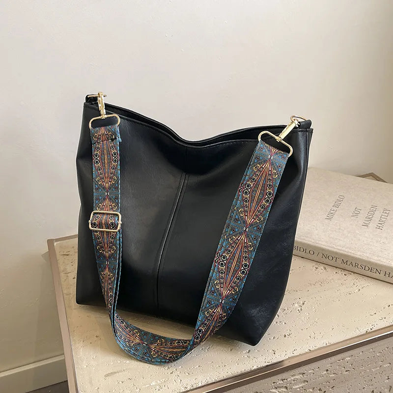 Ruime bucket bag voor elke dag