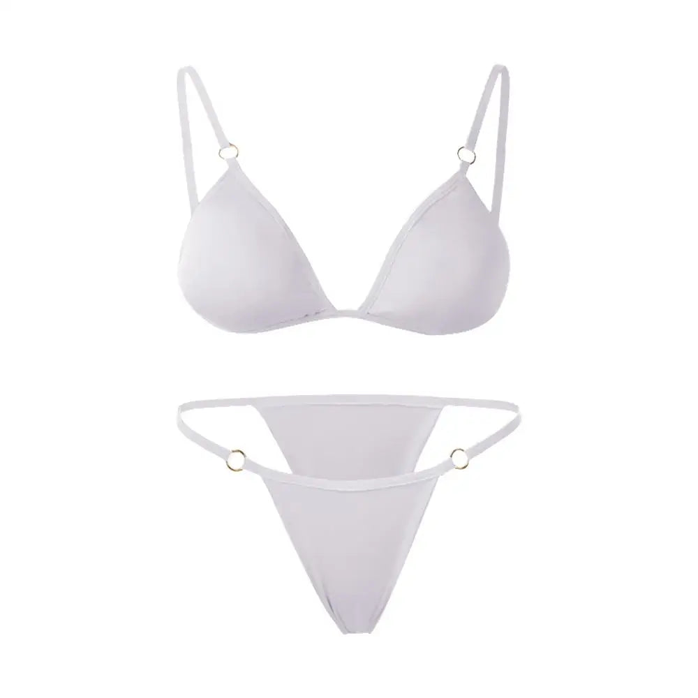Bikini set met metalen details