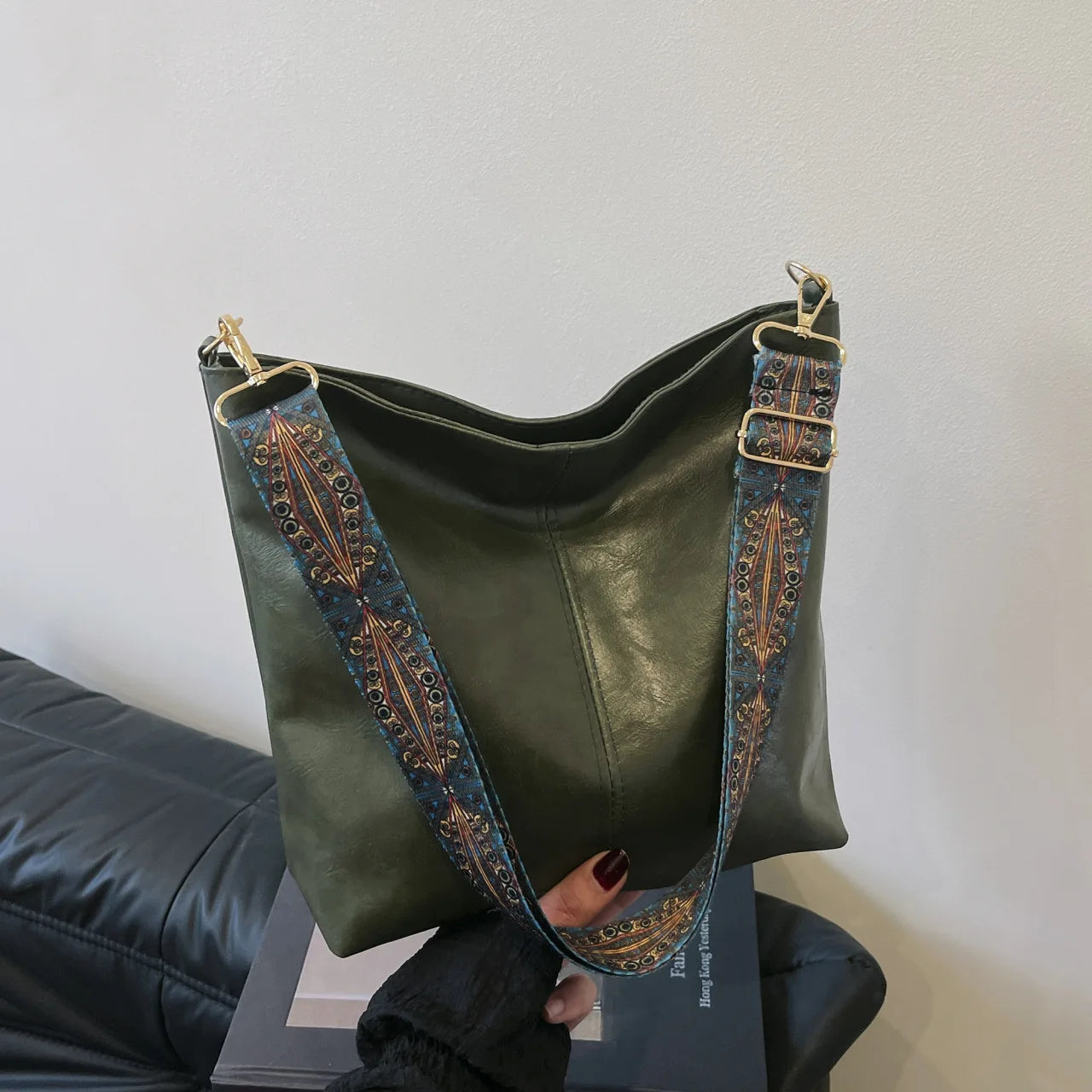 Ruime bucket bag voor elke dag