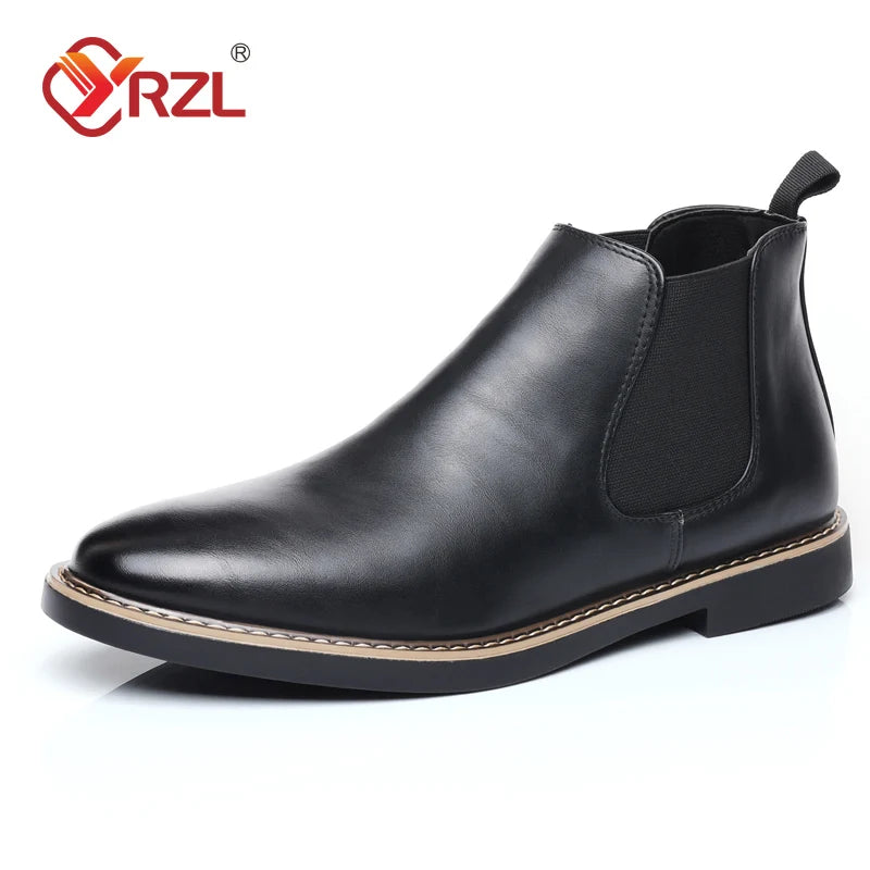 Mats Leerlook Chelsea boots