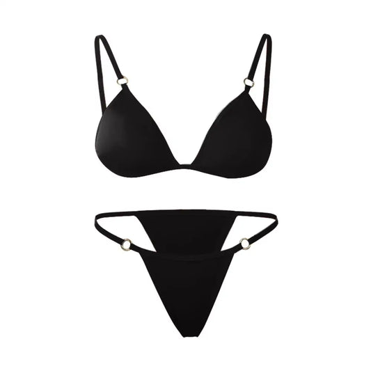 Bikini set met metalen details