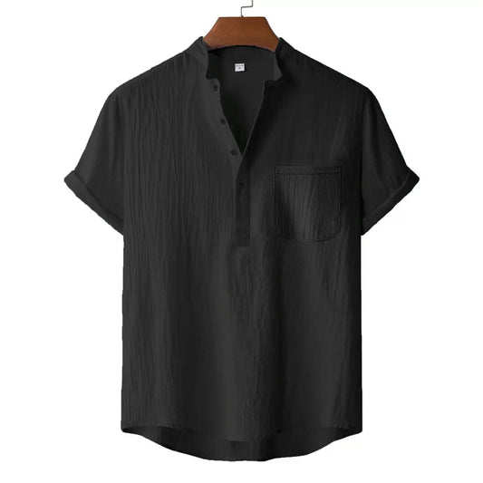 Bram Linnen Henley shirt