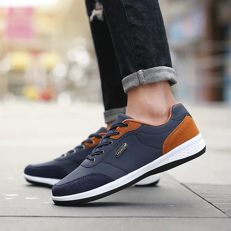 Nova Leerlook Casual sneakers