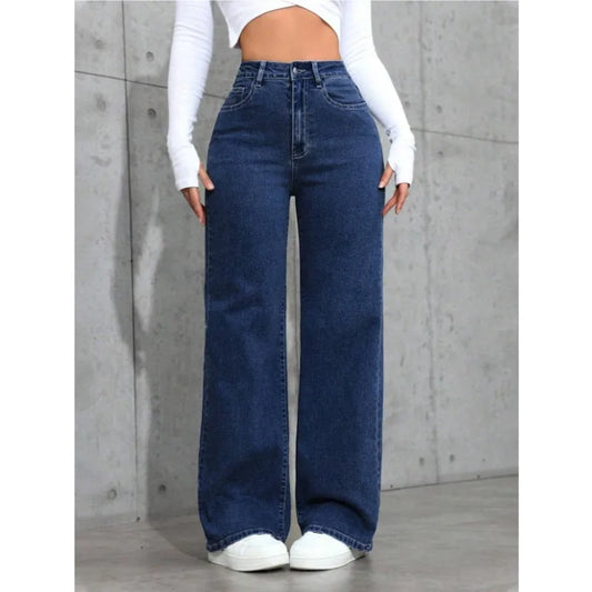 Jeans met Hoge Taille