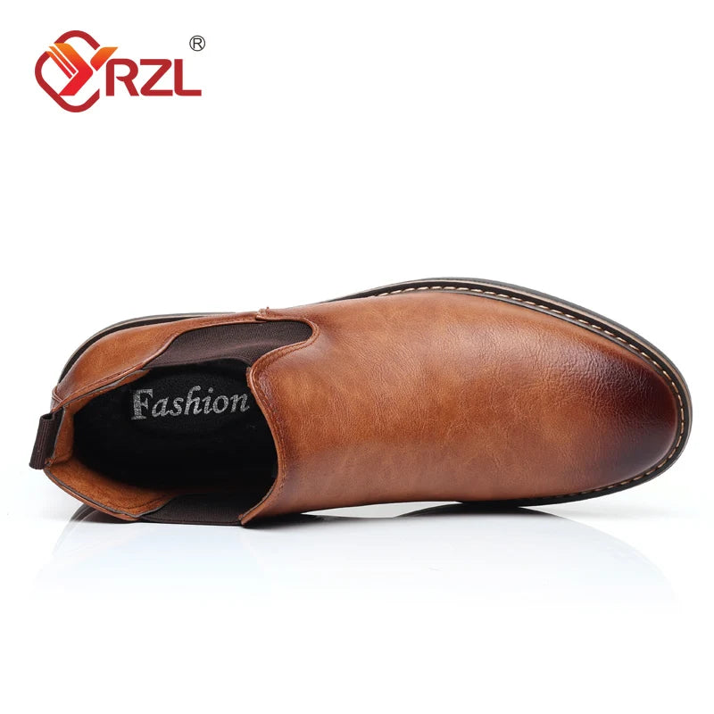 Mats Leerlook Chelsea boots