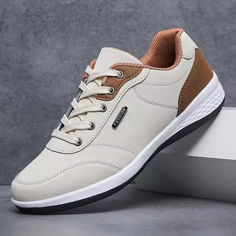Nova Leerlook Casual sneakers