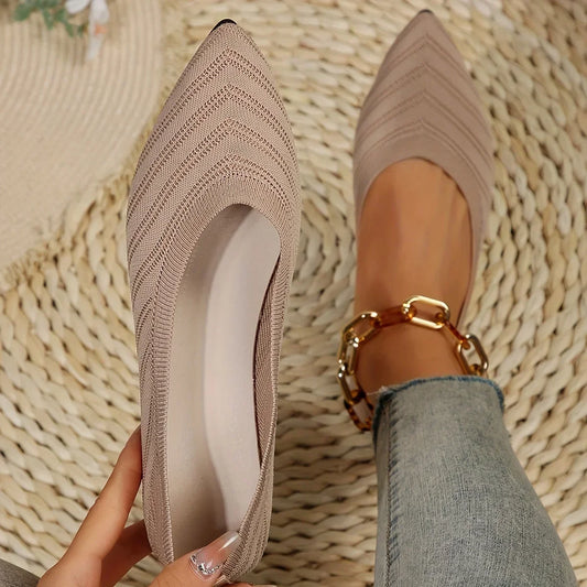 Isa Gebreide Ballerina loafers