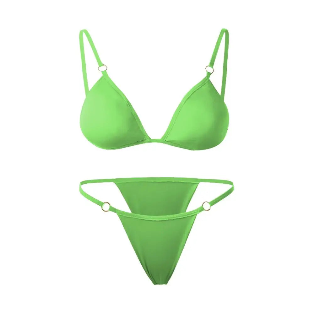 Bikini set met metalen details