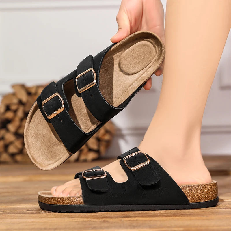 Heren sandalen in vintage stijl