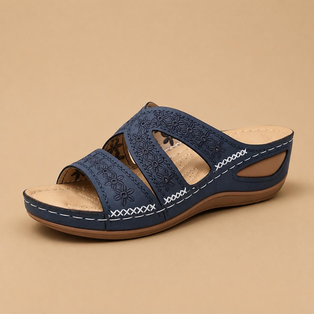 Mara Leerlook Sandalen